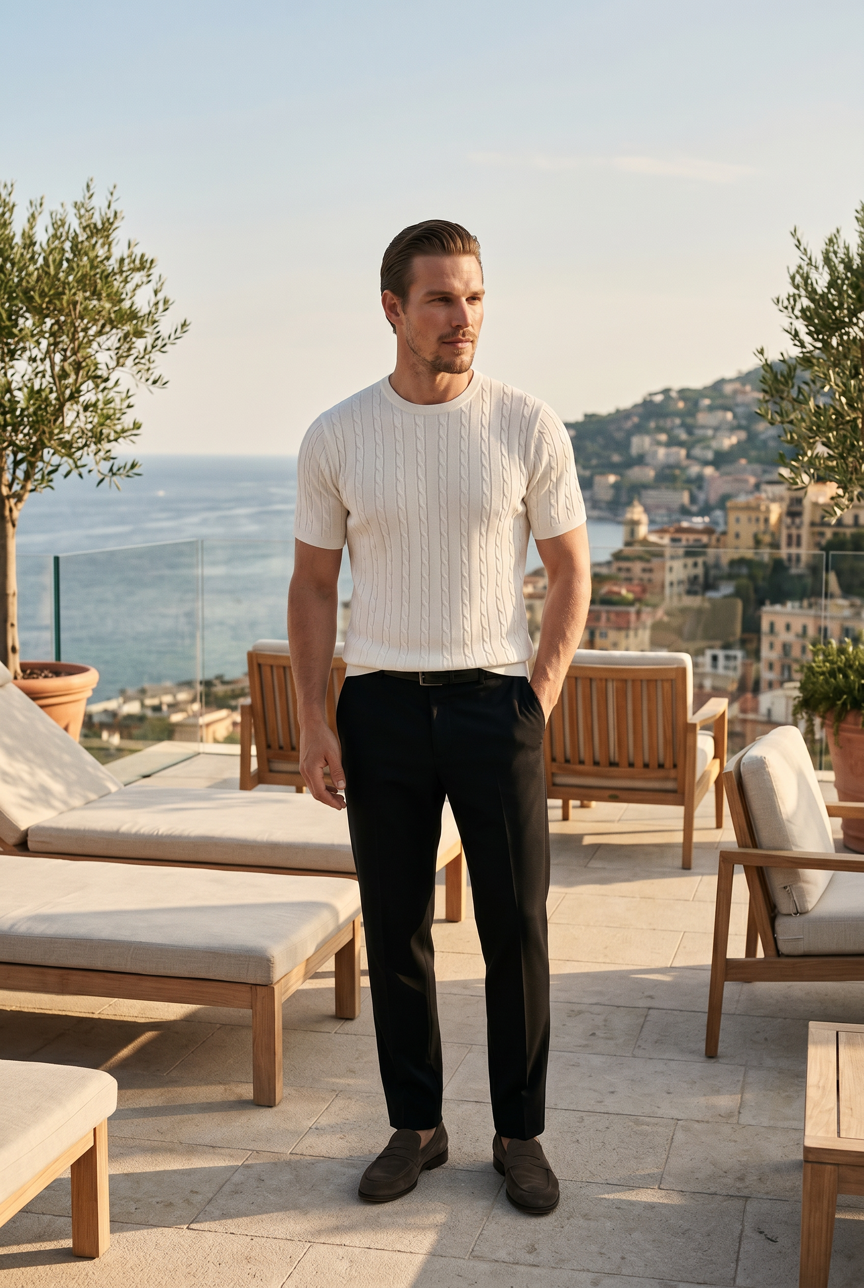 Capri Gebreid T-shirt